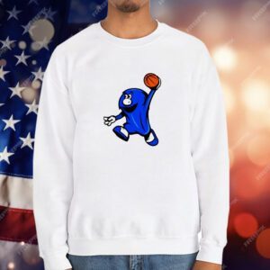 Dicks Xavier Musketeers Blue Basketball Blue Blob T-Shirt