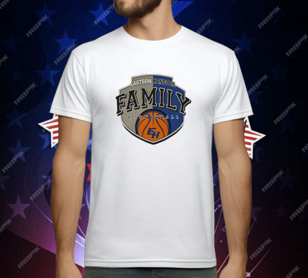 Eastern Hancock family basketball logo T-Shirt