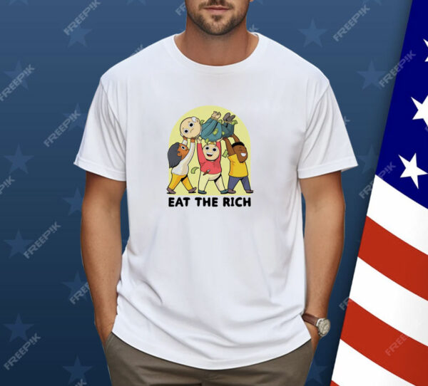 Eat the rich cartoon Shirt