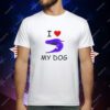 I love my dog silly worm T-Shirt