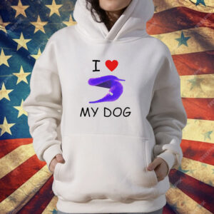 I love my dog silly worm T-Shirt