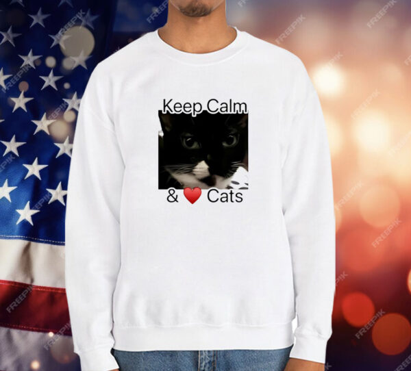 Keep calm and love cats T-Shirt