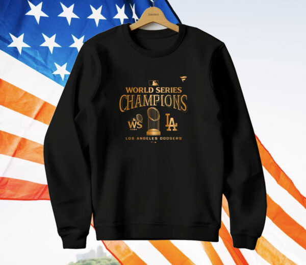 Los Angeles Dodgers 2024 World Series Champions Locker Room Parade T-Shirt