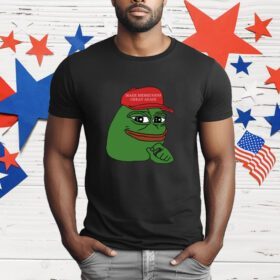 Pepe Make Memecoins Great Again T-Shirt