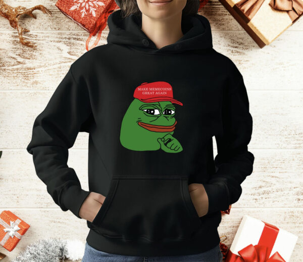 Pepe Make Memecoins Great Again T-Shirt