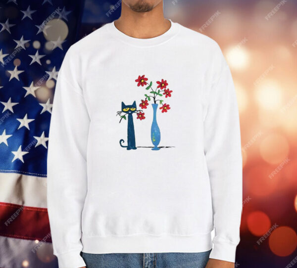 Pete The Cat Flower T-Shirt