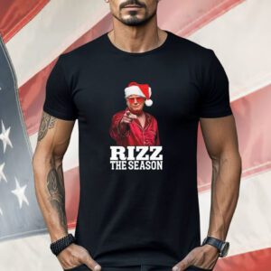 Rizz The Season Trump Christmas Santa Pajama Rizzmas Shirt