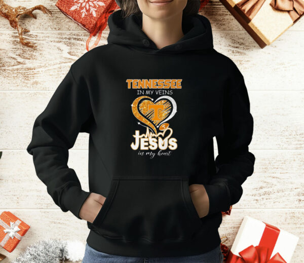 Tennessee In My Veins Jesus In My Heart T-Shirt