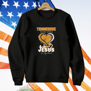 Tennessee In My Veins Jesus In My Heart T-Shirt