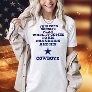 This pops doesn’t play when it comes to his grandkids and his Dallas Cowboys Shirt