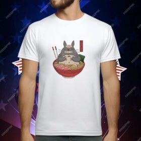 Totoro in the Ramen Bowl T-Shirt