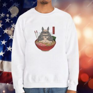 Totoro in the Ramen Bowl T-Shirt