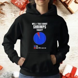 Will I talk about shrimps today yes also yes but in red T-Shirt