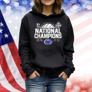 8x National Penn State Nittany Lions Women’s Volleyball Champions Shirt