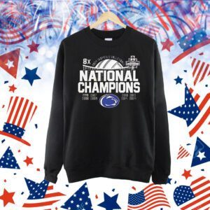 8x National Penn State Nittany Lions Women’s Volleyball Champions Shirt