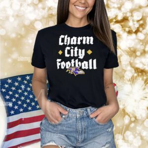 Baltimore Ravens charm city football logo Shirt