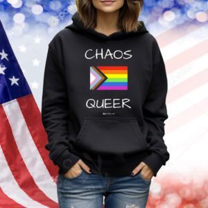 Chaos queer portia noir flag Shirt
