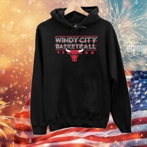Chicago Bulls windy city basketball T-Shirt