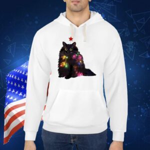 Christmas lights cat Shirt