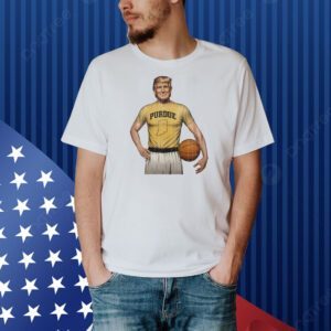 Donald Trump Purdue Vintage Boilermaker Basketball Shirt