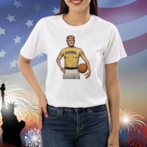 Donald Trump Purdue Vintage Boilermaker Basketball Shirt