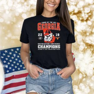 Georgia Bulldogs Kings of The SEC Georgia 22-19 Southeastern Conference Champions Shirt
