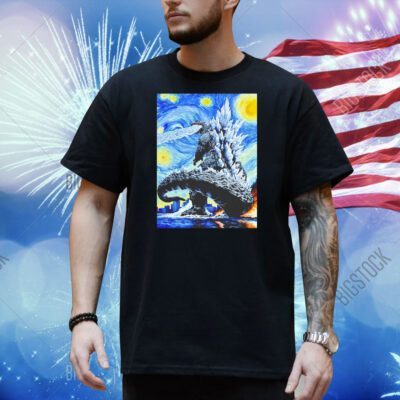 Godzilla starry night Shirt