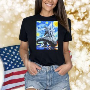 Godzilla starry night Shirt