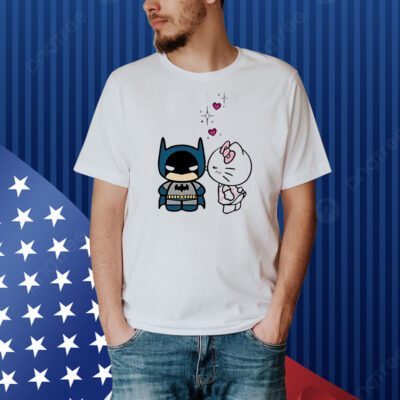 Hello Kitty and Batman kissing Shirt