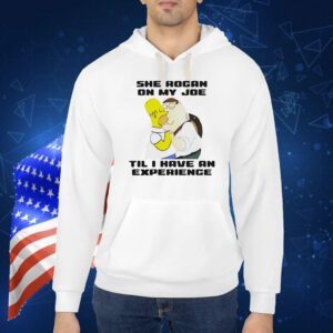 Homer Simpson kiss Peter Griffin she rogan on my joe til i have an experience Shirt