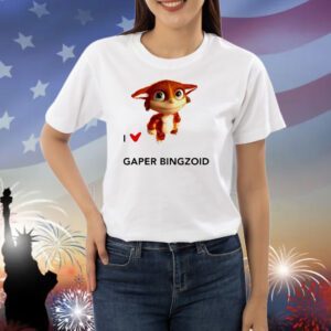 I love Gaper Bingzoid Shirt