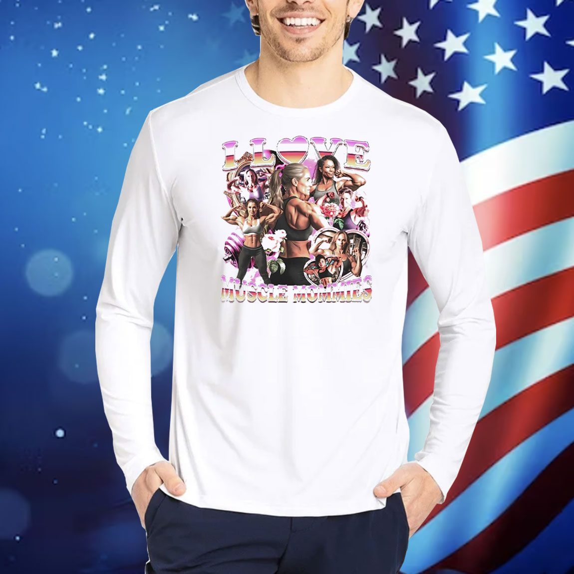 I love muscle mommies graphic Shirt