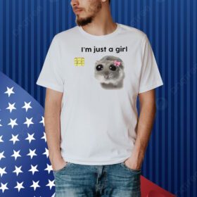 I’m just a girl credit card skin Shirt