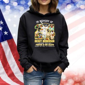 In memory of Rickey Henderson 1958 2024 Forever In Our Hearts Shirt