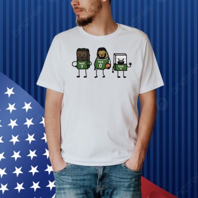 Jaylen Brown Jayson Tatum Derrick White Boston Celtics brownie potatum white chocolate Shirt