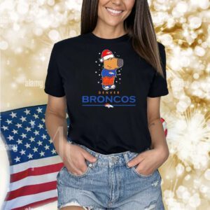 Just a Chill Guy Denver Broncos football Christmas Shirt