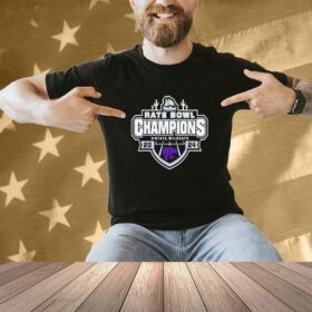 K-State Wildcats Rate Bowl Champions 2024 Champ Logo NCAAF Bowl Games Shirt