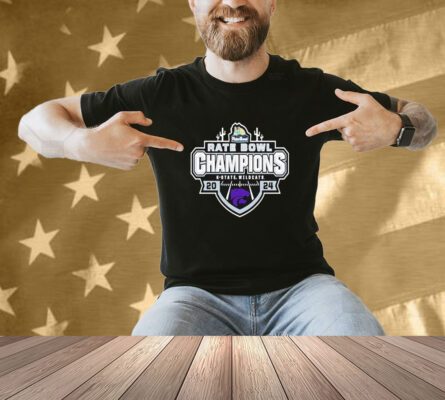 K-State Wildcats Rate Bowl Champions 2024 Champ Logo NCAAF Bowl Games Shirt