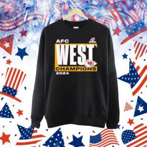 Kansas City Chiefs 2024 AFC West Division Champions Shirt