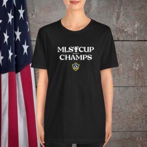 LA Galaxy 2024 MLS Cup Champions Standard Whistle T-Shirt