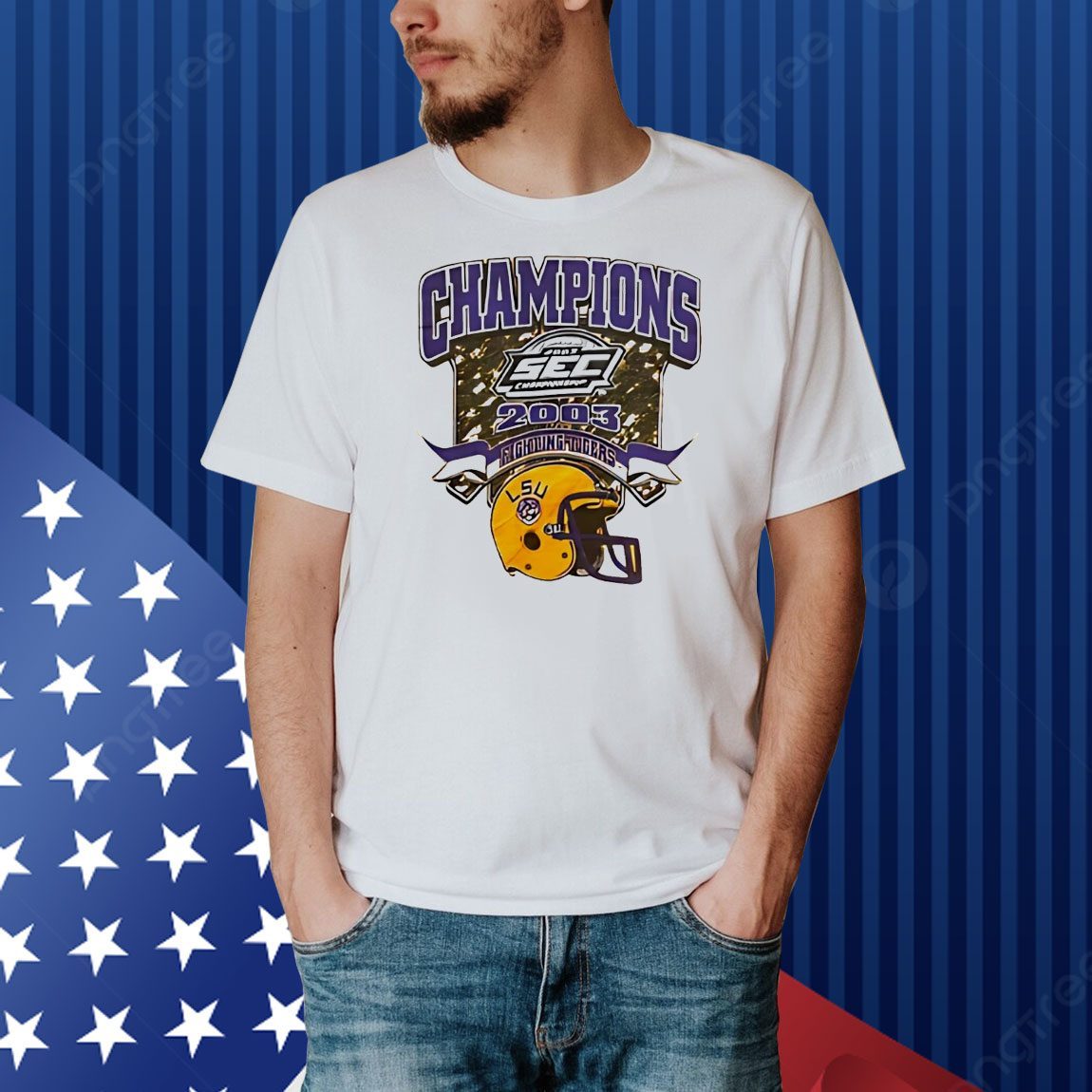 LSU Tigers SEC Champions 2003 Fighting Tiger Shirt