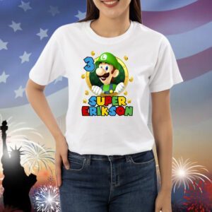 Luigi Family birthday Matching Set Super Mario Shirt