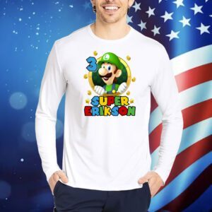 Luigi Family birthday Matching Set Super Mario Shirt