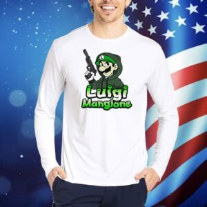 Luigi Mangione Super Mario cartoon Shirt