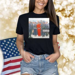 Luigi Mangione arrives at a helicopter pad with police New York Shirt