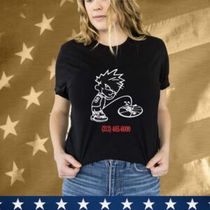 Madison Source Garden Install Team Philadelphia 76ers Urination Tee Shirt