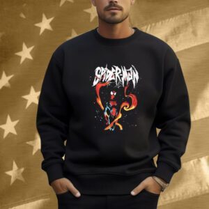 Marvel Spider-Man Flames Shirt