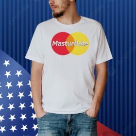 Masturbate card logo funny Shirt