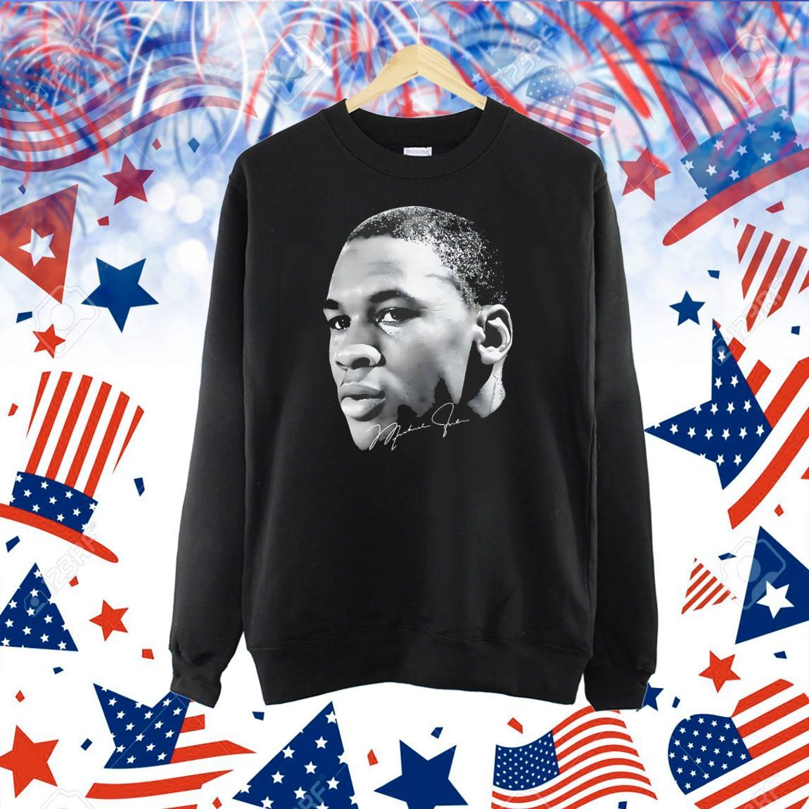 Michael Jordan young Mike big face graphic Shirt