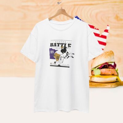 Minnesota Vikings vs. Green Bay Packers Battle Border T-Shirt